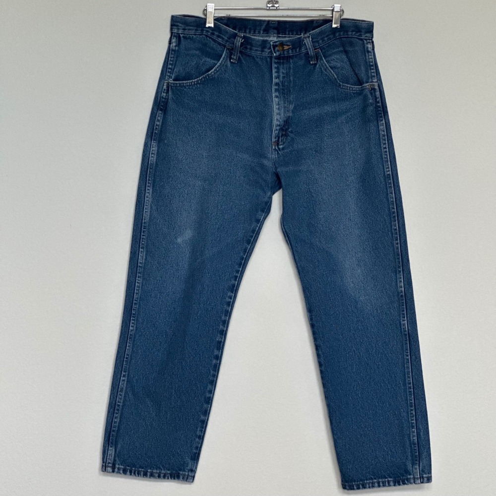 Rustler‎ Mens Regular Fit Straight Leg Denim Jeans Blue 36x29 87619PW